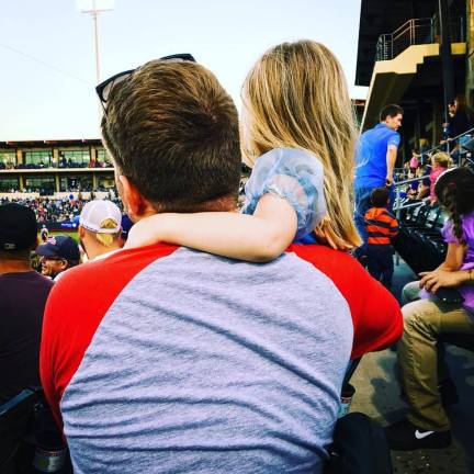 We found time for "Daddy & Princess Night" at Werner Park in Omaha.
