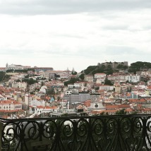 Miradouro de São Pedro de Alcantara, just around the corner from my place in Lisbon.