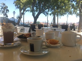 Miradouro breakfast, Lisbon.