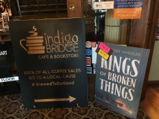 A warm welcome to the Lincoln launch of Kings at Indigo Bridge Books.